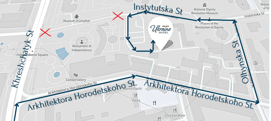 Актуальна схема проїзду