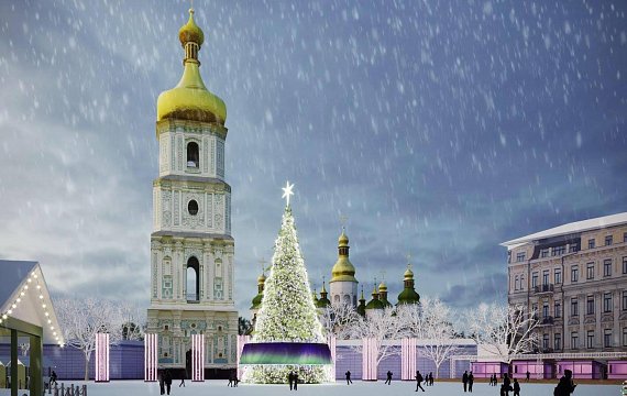 The main New Year lights are already lit up Sofia and St. Michael's Squares.